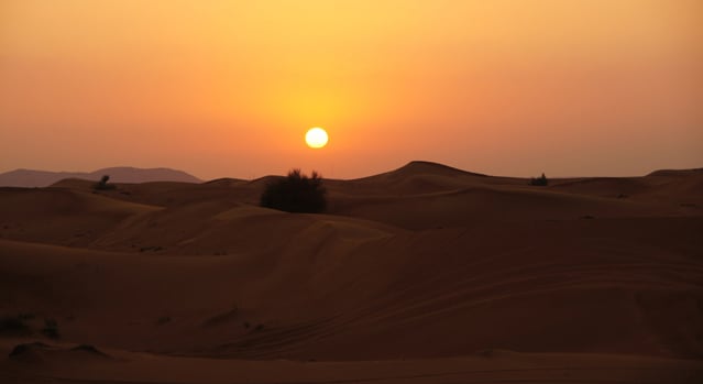 Dubai Desert Sunset