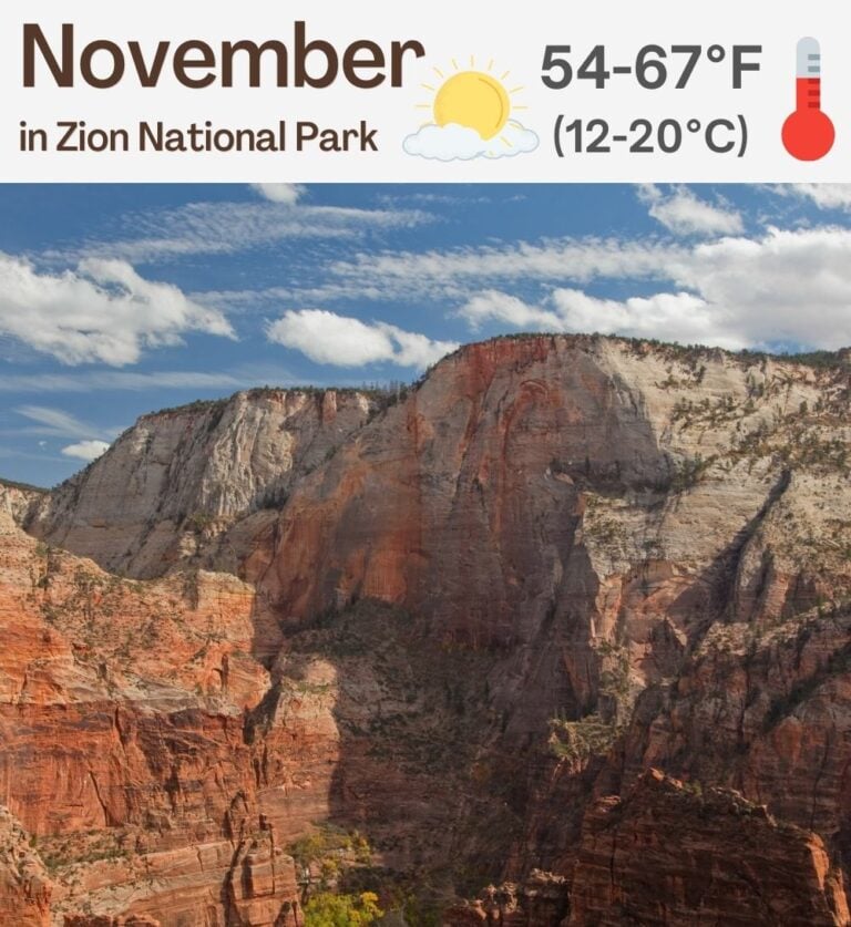 Zion National Park in November [Weather, What to Wear, Hiking]